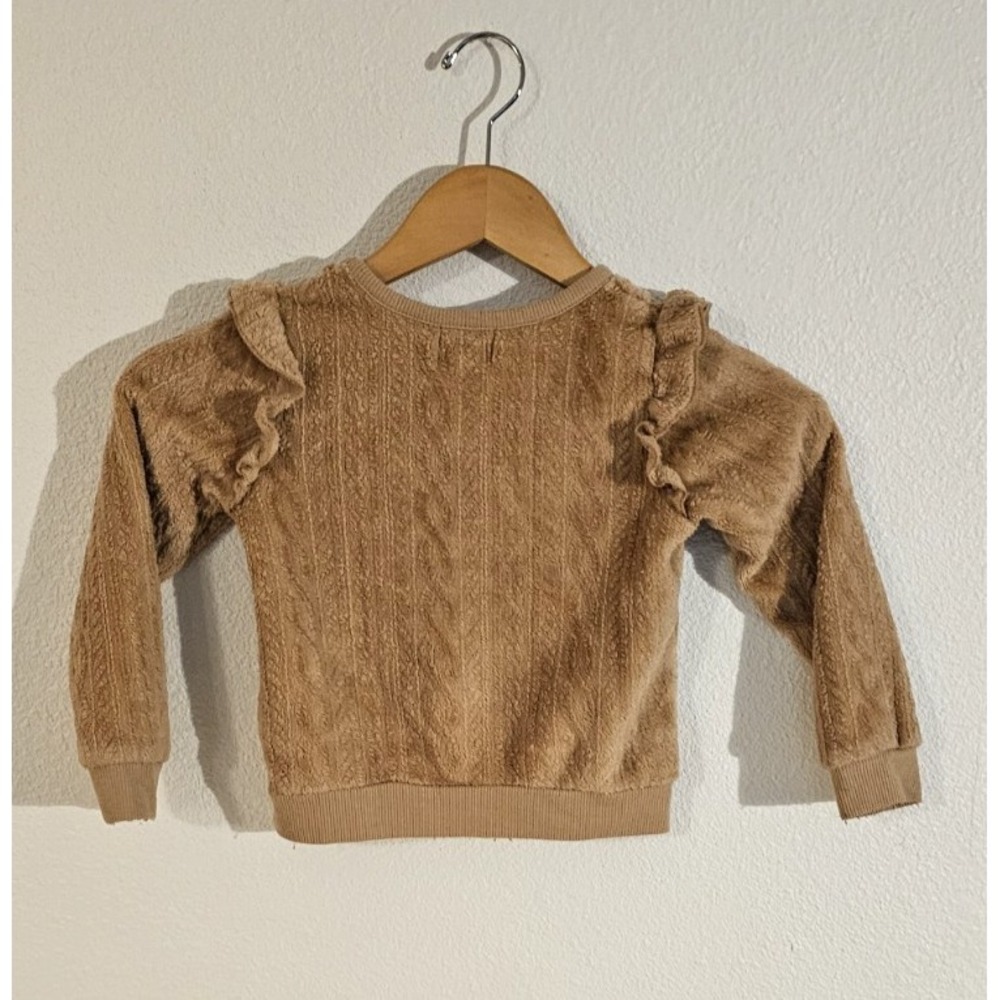 Luck Penny Brand Tan Sweater Toddler Girl's Size 4T in Great Used Condition